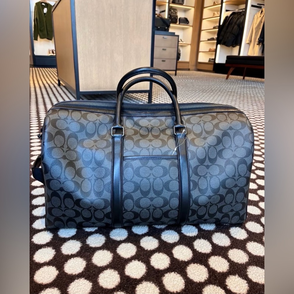 NWT！COACH VENTURER BAG IN SIGNATURE CANVAS (COACH C5305) fast shipping - Picture 6 of 15